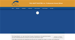 Desktop Screenshot of philhauptelectric.com